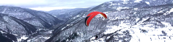 Paragliding in Ananuri