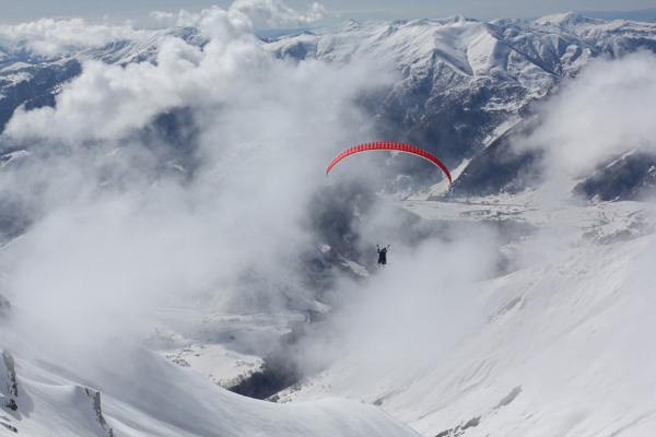 Snow Paragliding Caucasus