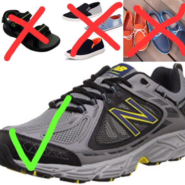 Shoes for tandem paragliding